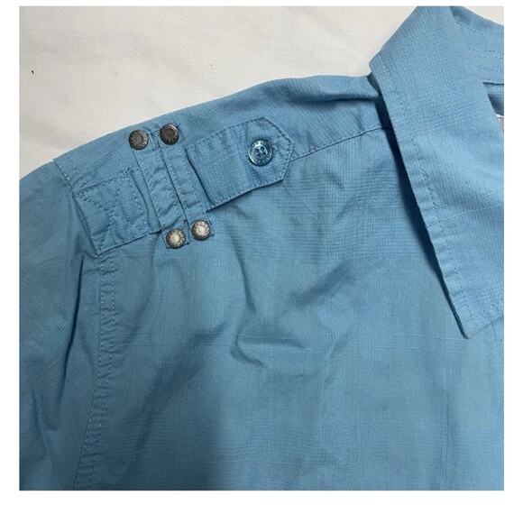 Nat Nast Luxury 100%Silk -guess Button Down Shirt Shorts Sleeve Mens L Lot Of 2 - Picture 14 of 16